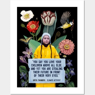 Greta Thunberg - Climate Activist Posters and Art